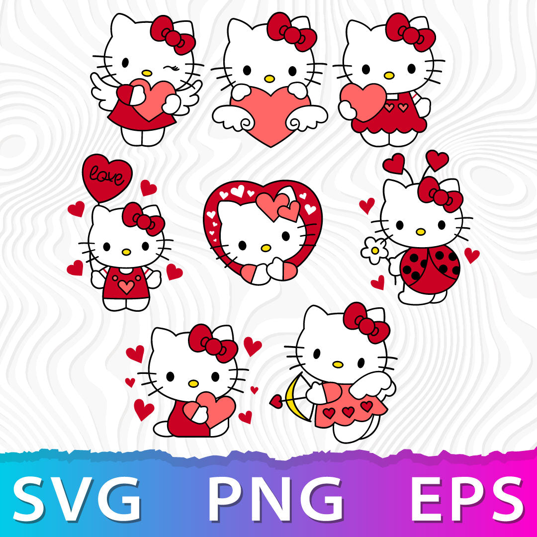 Hello Kitty SVG Bundle | 150+ SVG Files For Cricut & Silhouette