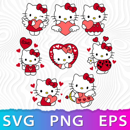 Hello Kitty SVG Bundle | 150+ SVG Files For Cricut & Silhouette
