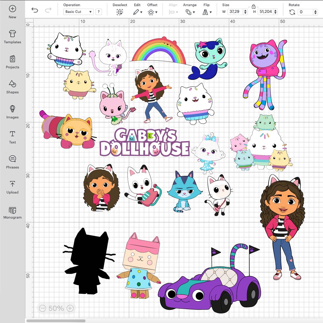 Gabby Dollhouse SVG Bundle | 80+ SVG Files For Cricut & Silhouette