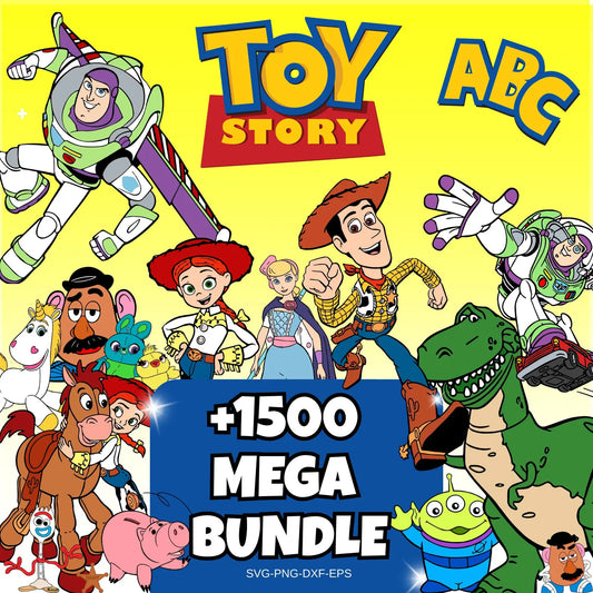 Toy Story SVG Bundle | 1500+ SVG Files For Cricut & Silhouette